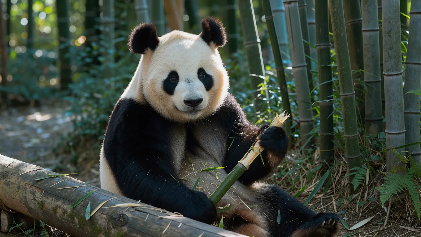 Cinematic Panda Portrait